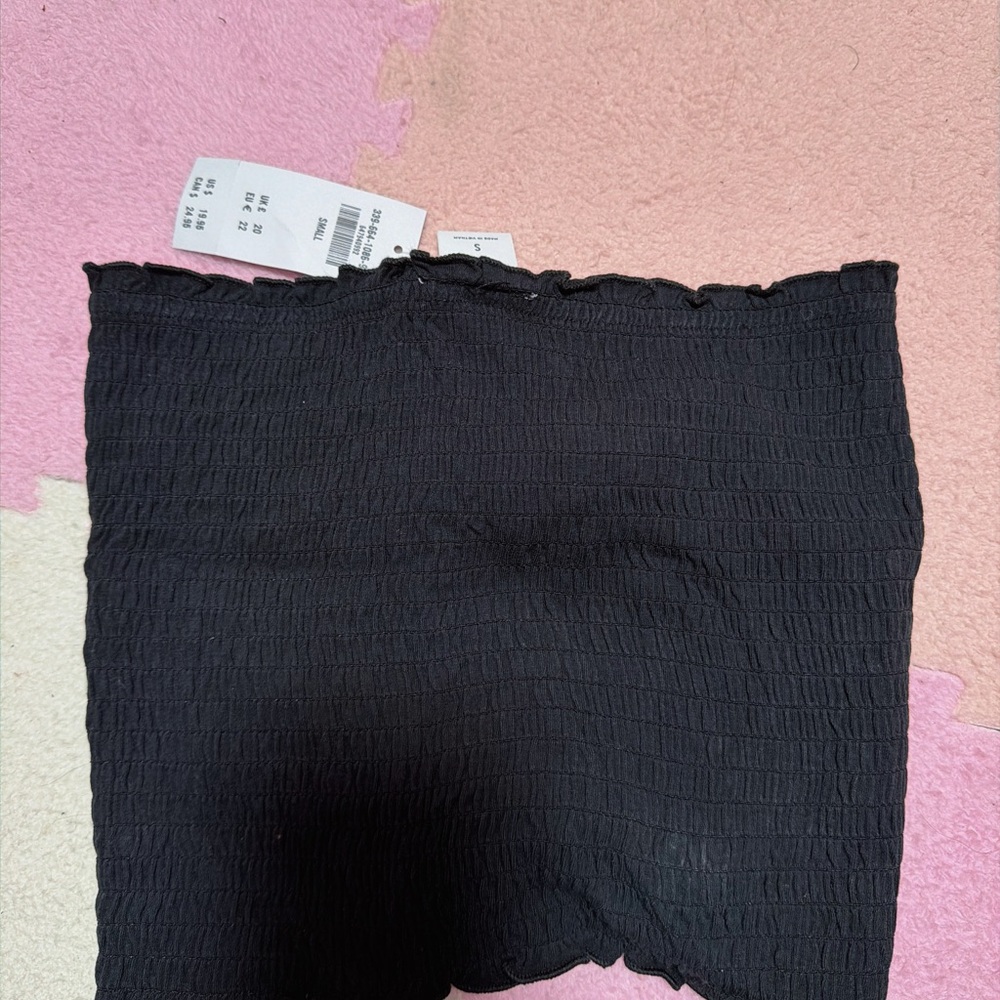 Hollister Black Smocked Tank Top